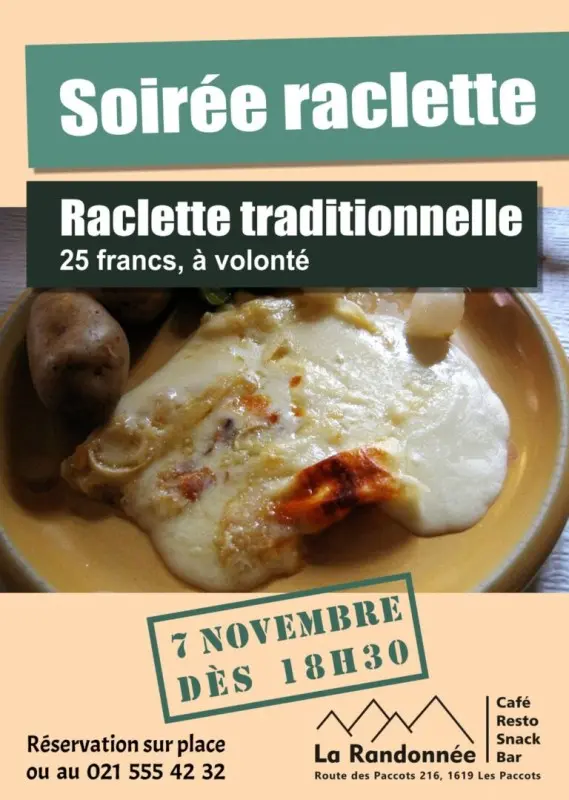Soirée raclette — photo 1