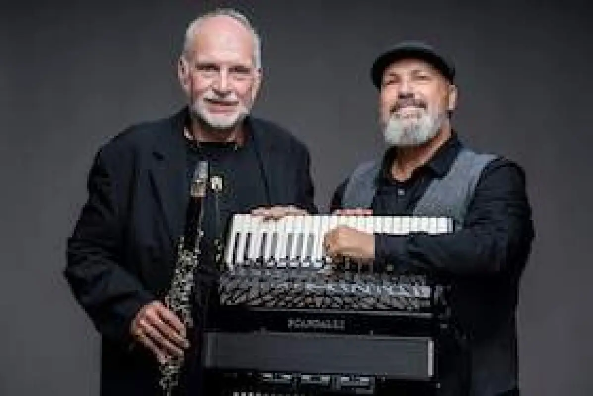 Helmut Eisel & Nino Deda at Folkclub Prisma e. V. Pforzheim - Klezmer goes Balkan — photo 1
