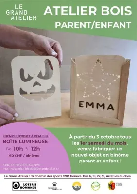 Parent-Child Workshop at the Grand Atelier: woodworking objects, every first Saturday of the month — photo 1