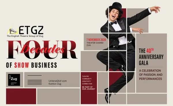 Die English Theatre Group Zug: Gala Dinner and Show for the 40th Anniversary — photo 1