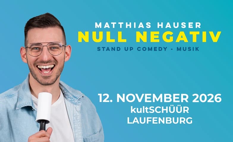 MATTHIAS HAUSER - COMEDY - "NULL NEGATIV" — photo 1