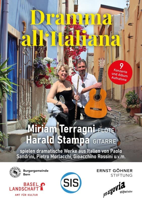 Dramma all'Italiana: Miriam Terragni, Flute, and Harald Stampa, Guitar — photo 1