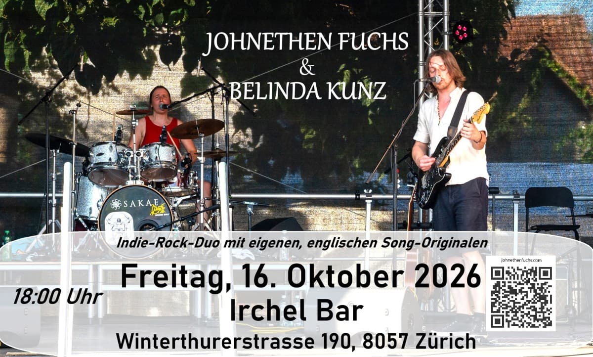 Johnethen Fuchs & Belinda Kunz live at the Irchelbar, Zurich — photo 1