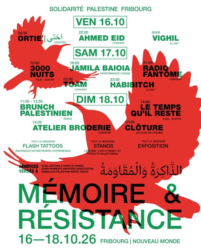 Freiburg – Palestine x Nouveau Monde: Festival of 'Memory and Resistance' — photo 1