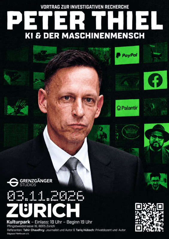 PETER THIEL: AI & the Machine Man - Zurich — photo 1