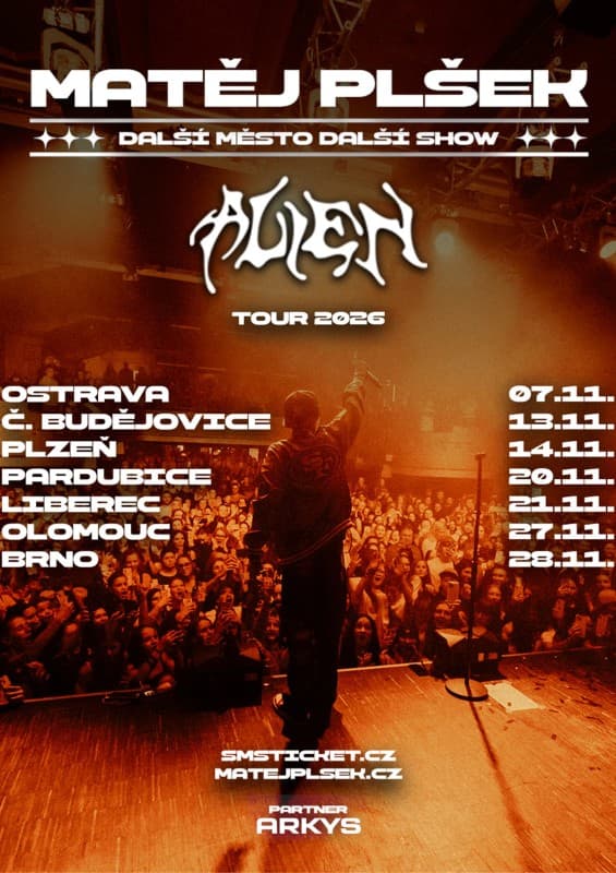 Matěj Plšek ALIEN TOUR 2026 — photo 1