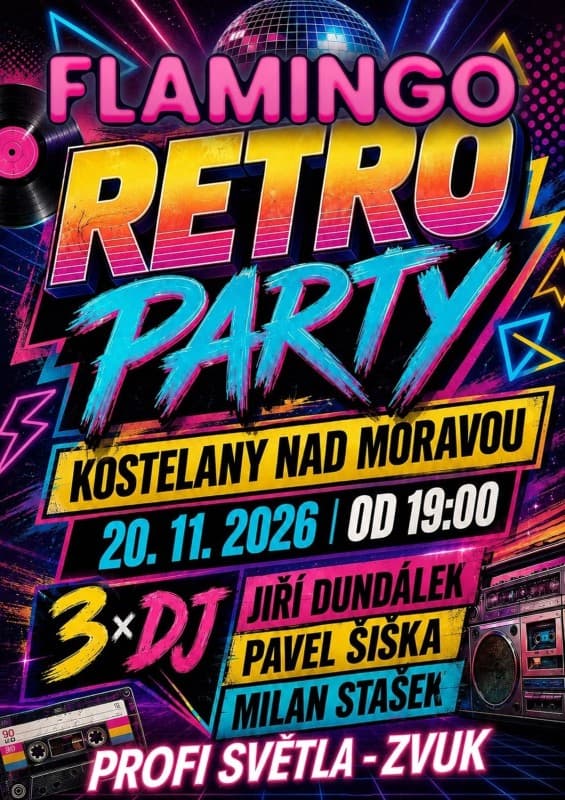 Disco Flamingo - Retro Party — photo 1