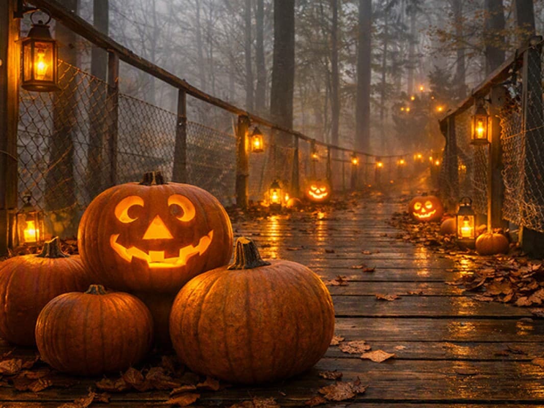Halloween at the Baumwipfelpfad Neckertal — photo 1