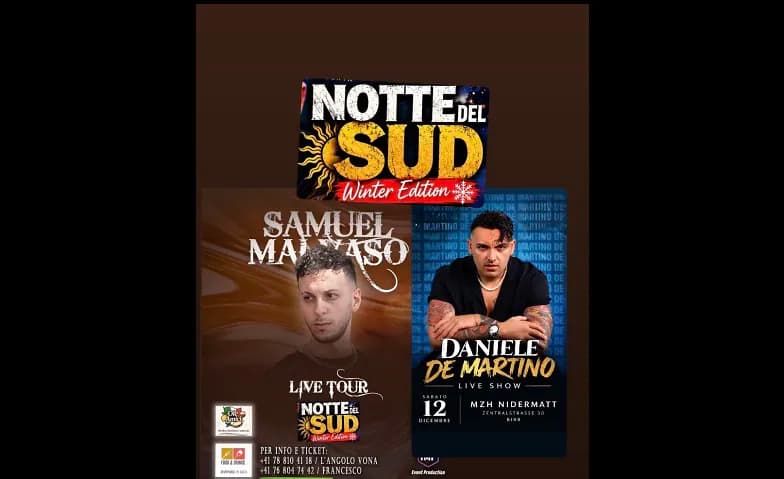 NOTTE DEL SUD DANIELE DE MARTINO E SAMUEL MALVASO LIVE — photo 1
