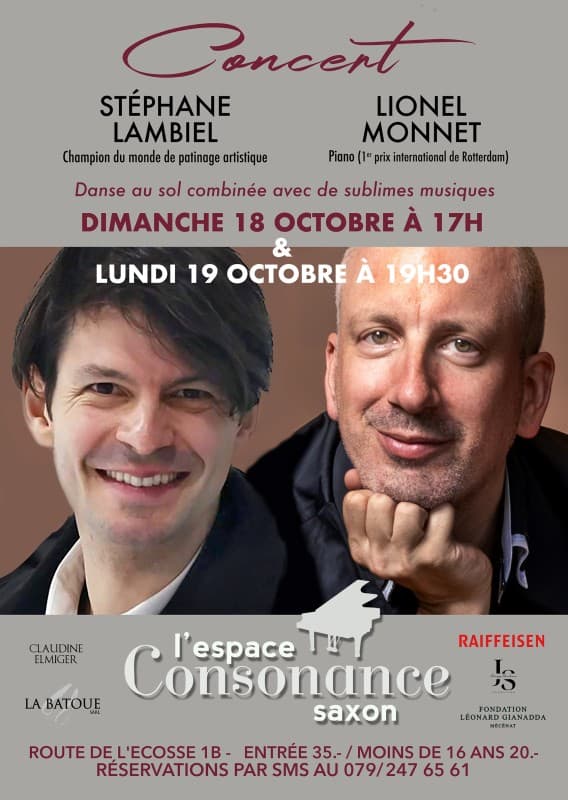 Stéphane Lambiel, Floor Dance, and Lionel Monnet, Piano — photo 1