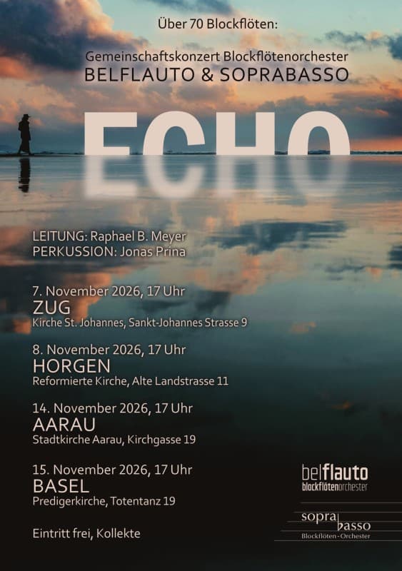 ECHO - Joint Concert Blockflötenorchester Belflauto & Soprabasso — photo 1