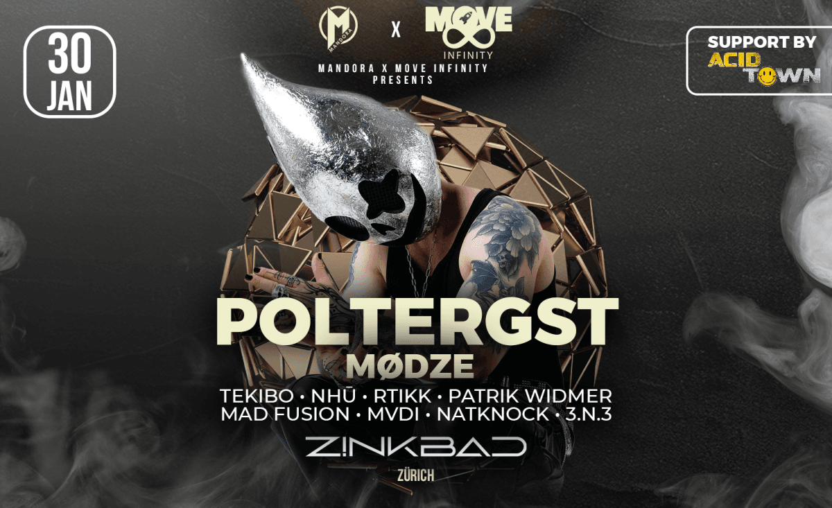 Mandora X Move infinity pres. POLTERGST & MØDZE — photo 1