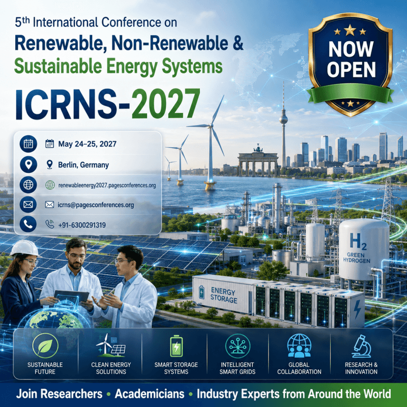 Conference On Renewable, Non-Renewable & Sustainable Energy Systems — photo 1