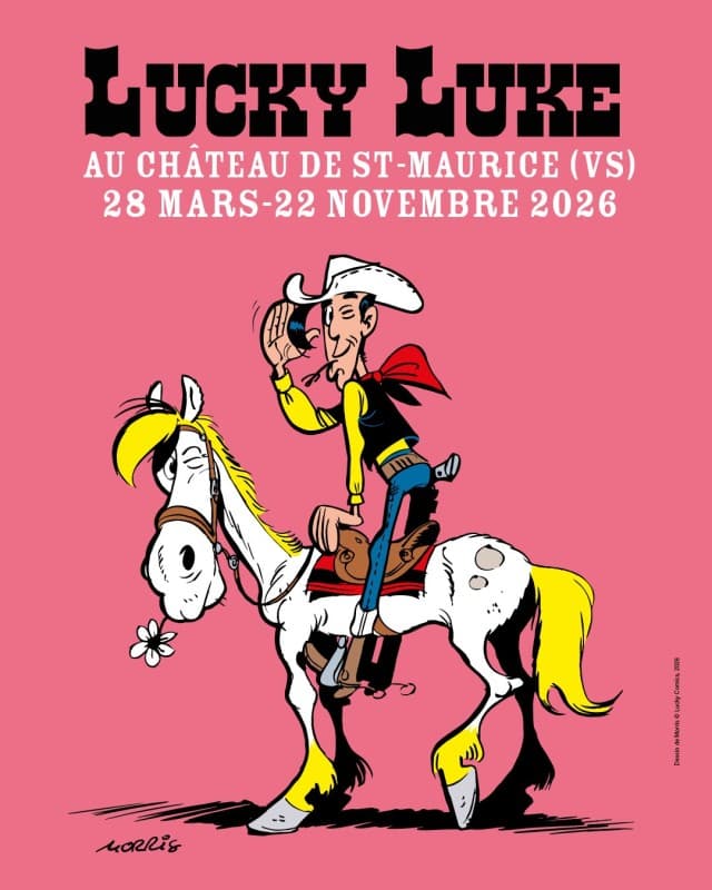 Lucky Luke at the Château de St-Maurice — photo 1