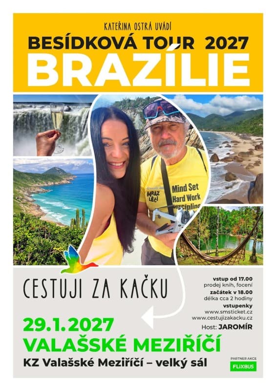 CESTUJI ZA KAČKU - BESÍDKOVÁ TOUR 2027: BRAZÍLIE — photo 1