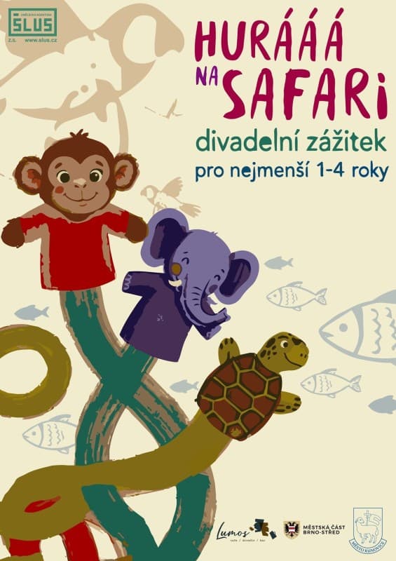 Hurááá na safari - Divadlo pro děti 1-4 roky — photo 1
