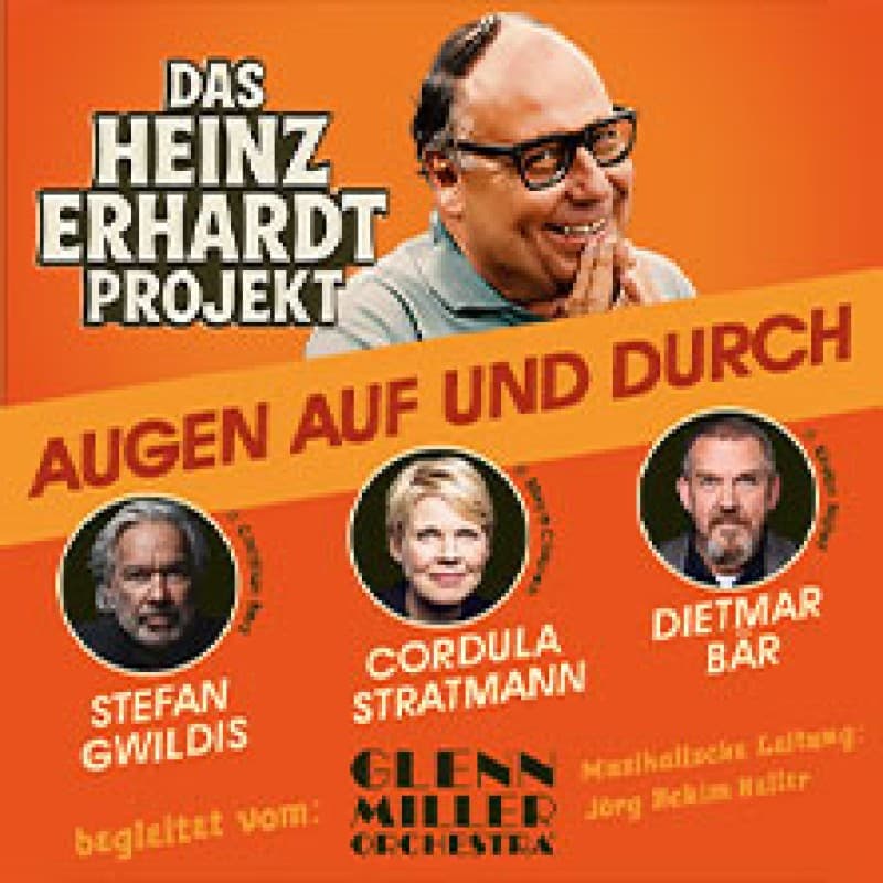 CANCELLED: Heinz Erhardt Eyes Open and Through with Cordula Stratmann, Dietmar Bär & Stefan Gw — photo 1