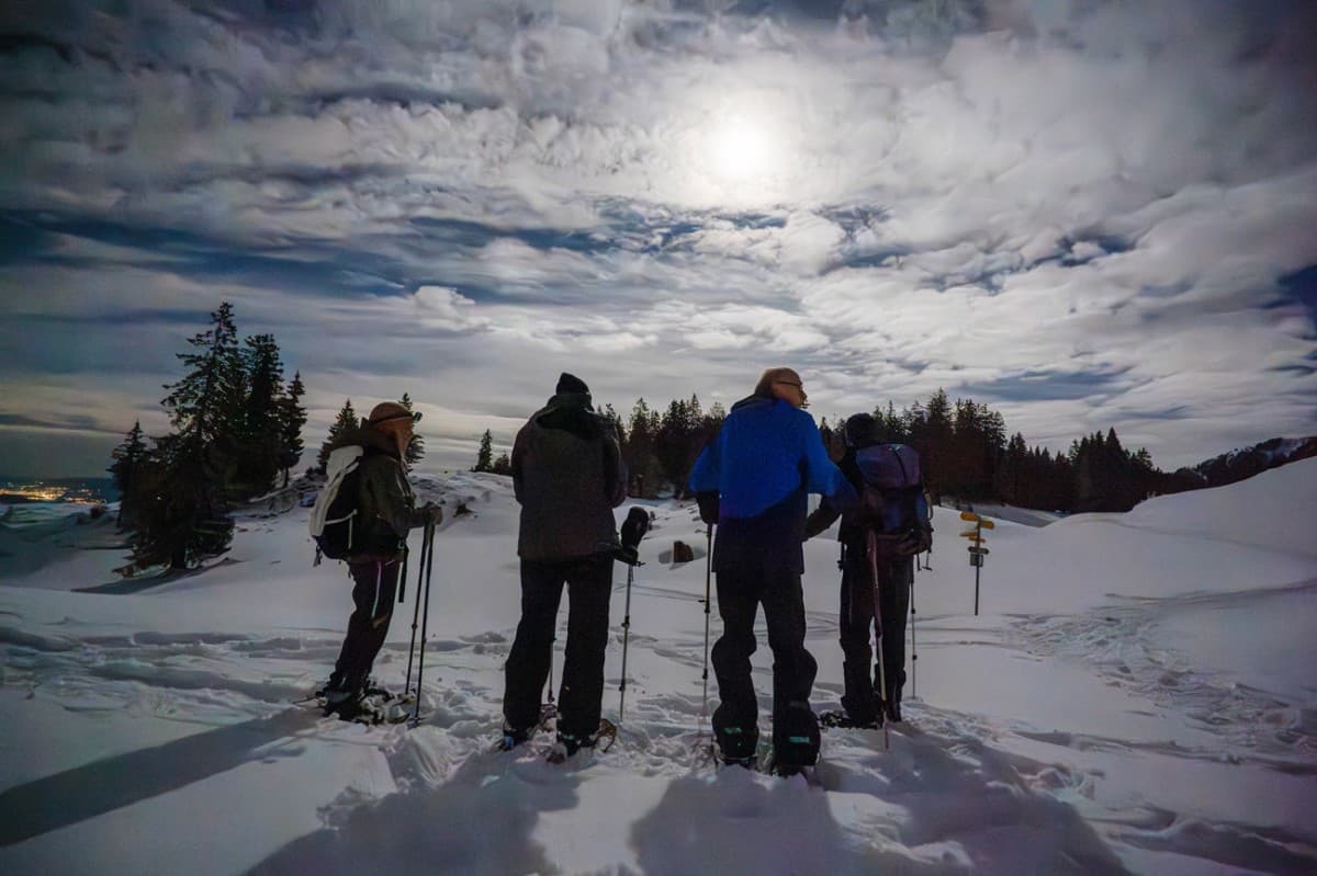 Full Moon Snowshoe Hike — photo 1