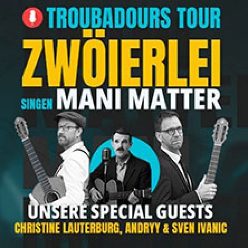 Troubadours Tour-zwöierlei sing Mani Matter — photo 1