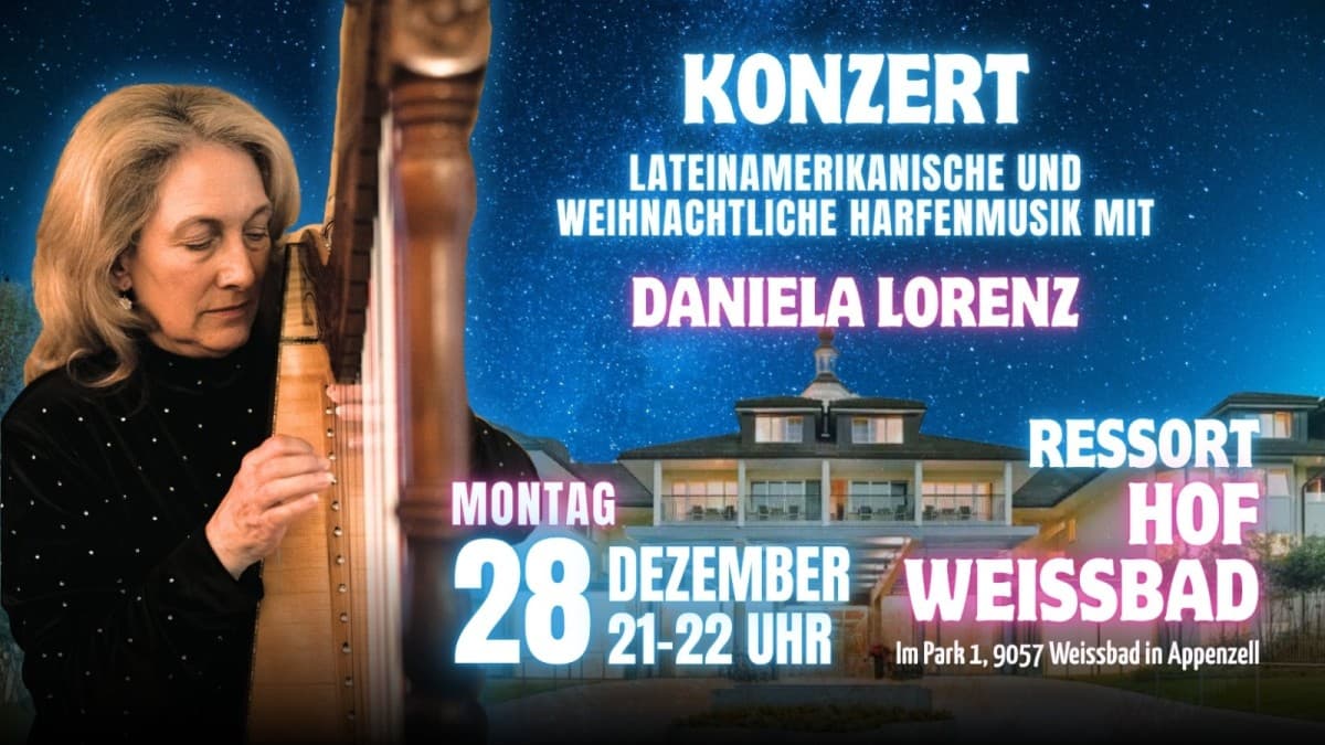 Latin American and Christmas Harp Sounds with Daniela Lorenz — photo 1