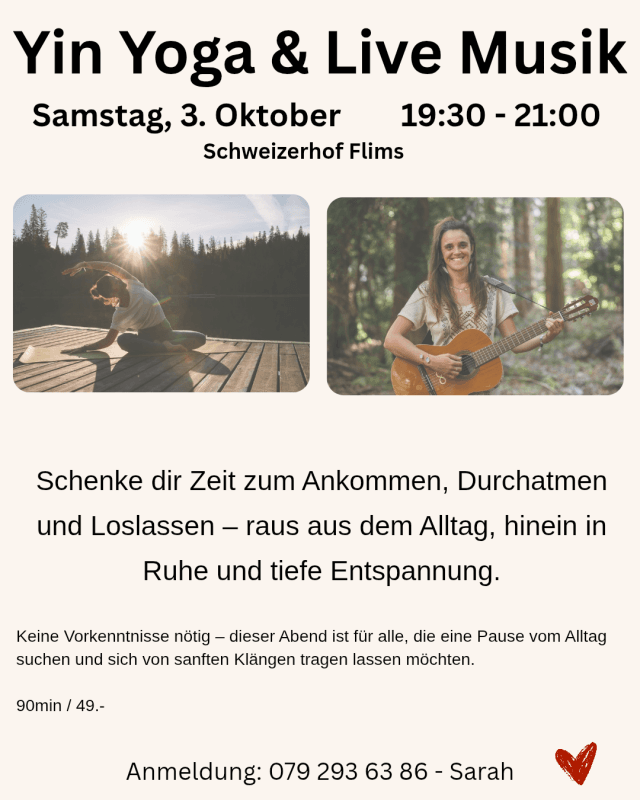 Yin Yoga and Live Music — photo 1