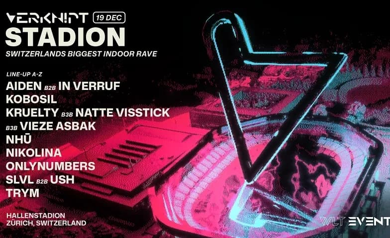 Verknipt Stadion - Switzerland’s biggest indoor rave — photo 1