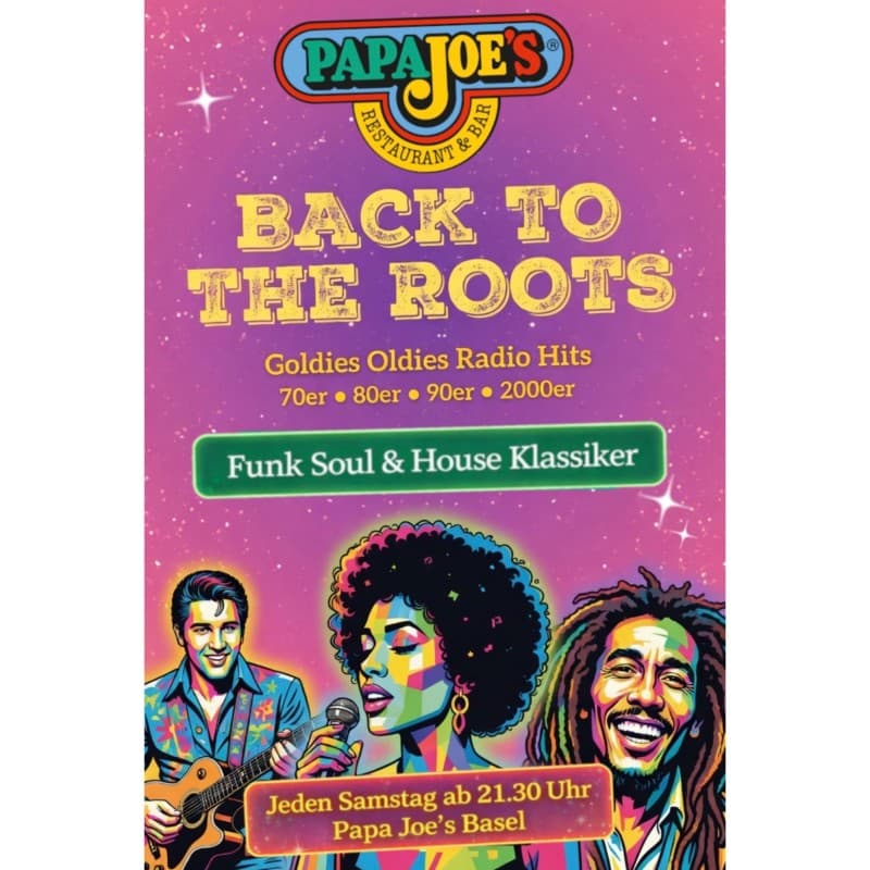 BACK TO THE ROOTS - Oldies & Goldies in the Papa Joe's Basel BAR — photo 1