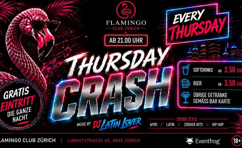 THURSDAY CRASH - EVERY THURSDAY / JEDEN DONNERSTAG AB 21.00 — photo 1