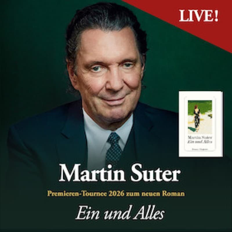 Martin Suter - One and All - Premiere Tour for the New Novel 2026 — photo 1
