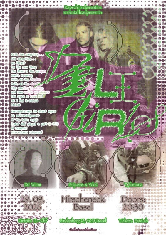 Deli Girls (US) / srip. exe x Vdot (CH) / DJ Würm (CH) / t_fortuna (CH) — photo 1