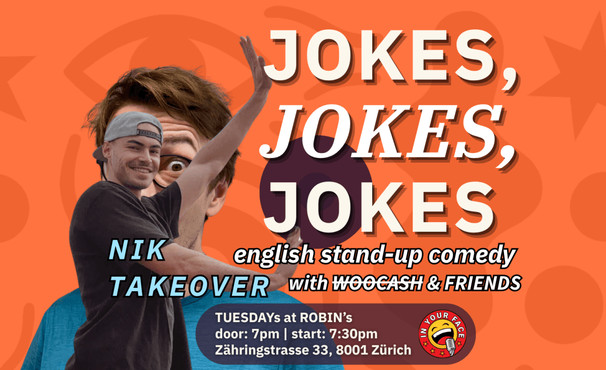 Jokes, Jokes, Jokes - English Stand-up comedy show — photo 1