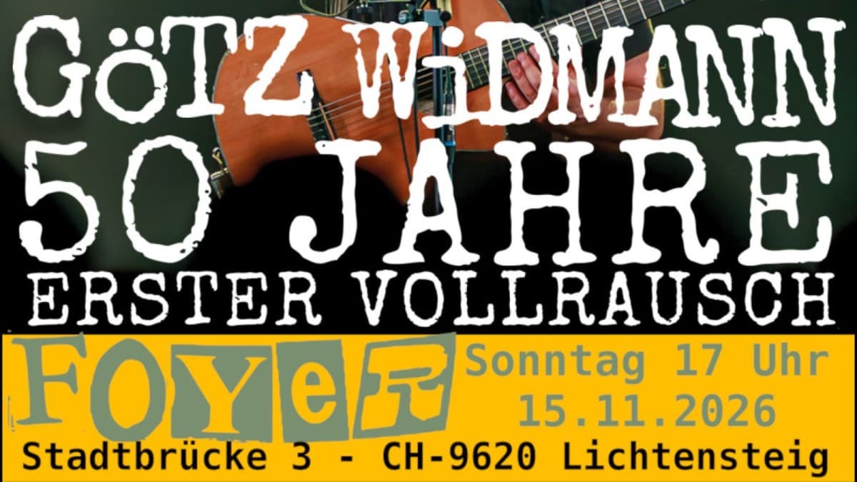 Götz Widmann – 50 Years of First Binge Drinking — photo 1