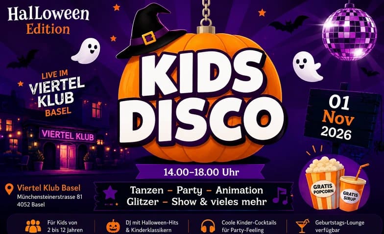 KIDS DISCO - HALLOWEEN EDITION @ VIERTEL KLUB — photo 1