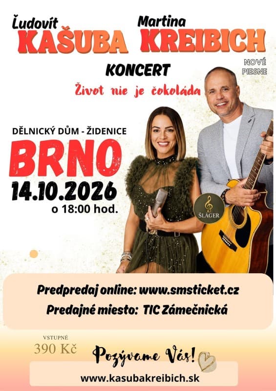 Concert of Ľudovít Kašuba and Martina Kreibich in Brno - Židenice — photo 1