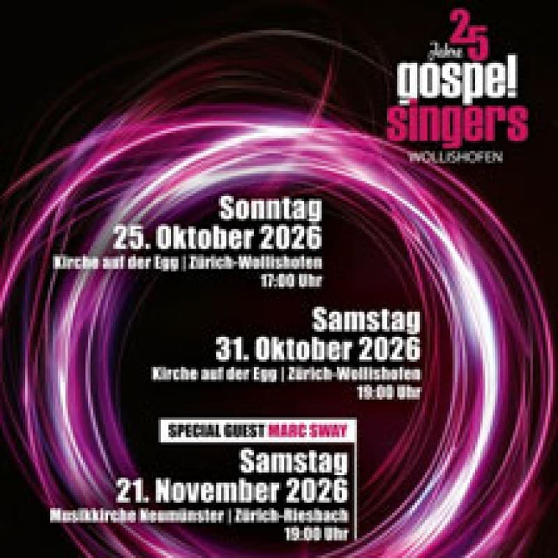 Anniversary Concert 25 Years Gospel Singers Wollishofen — photo 1