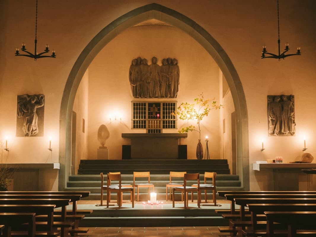Evening service in the former Capuchin monastery Altdorf — photo 1