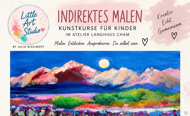 Indirektes Malen Kunstworkshop für Kinder — photo 1