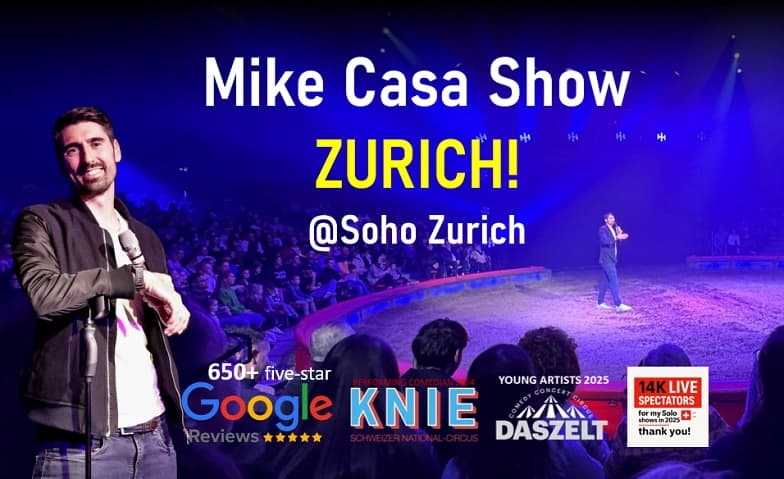 13 OCT: Mike Casa Stand-up Comedy Show @SOHO ZURICH! — photo 1