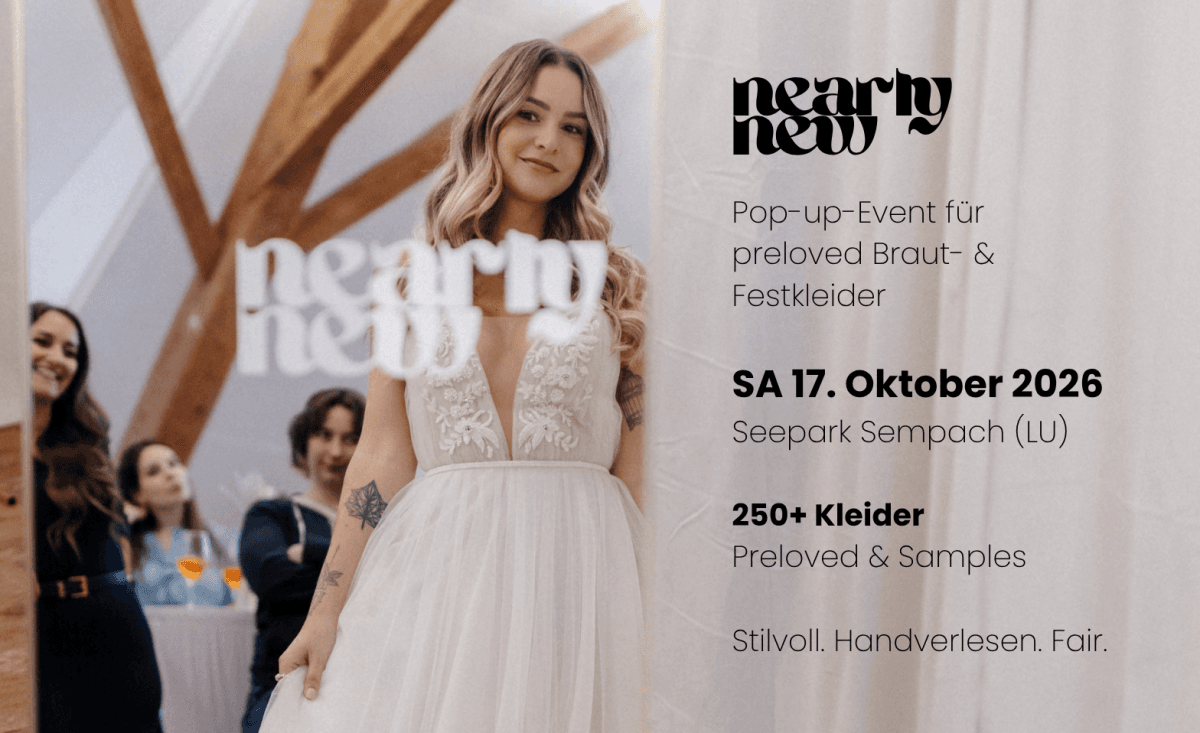 Nearly New Pop-up-Event für preloved Braut- & Festkleider — photo 1