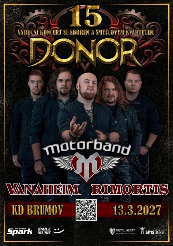 DONOR 15 LET (+ Motorband, Rimortis, Vanaheim) — photo 1