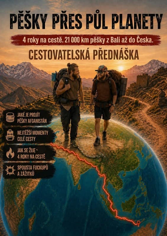 Vagabundi na cestách, Pěšky přes půl planety: z Bali do Česka — photo 1