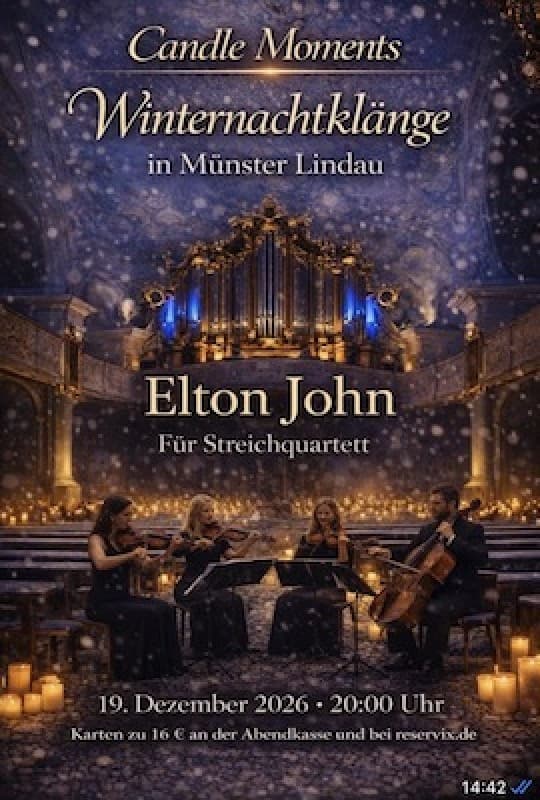 Elton John for String Quartet – Winter Night Sounds at Münster Lindau — photo 1