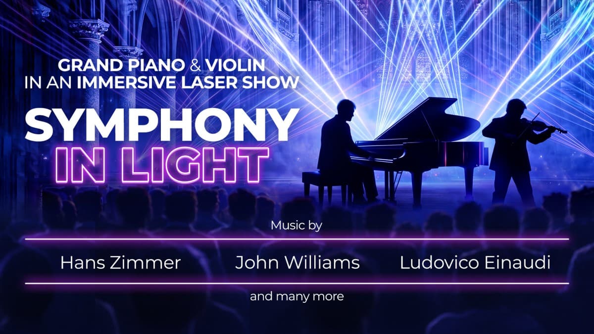 SYMPHONY IN LIGHT Grand Piano & Violin in an immersive Laser Show — photo 1