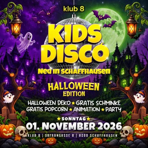 KIDS DISCO - HALLOWEEN EDITION @KLUB 8, SCHAFFHAUSEN — photo 1