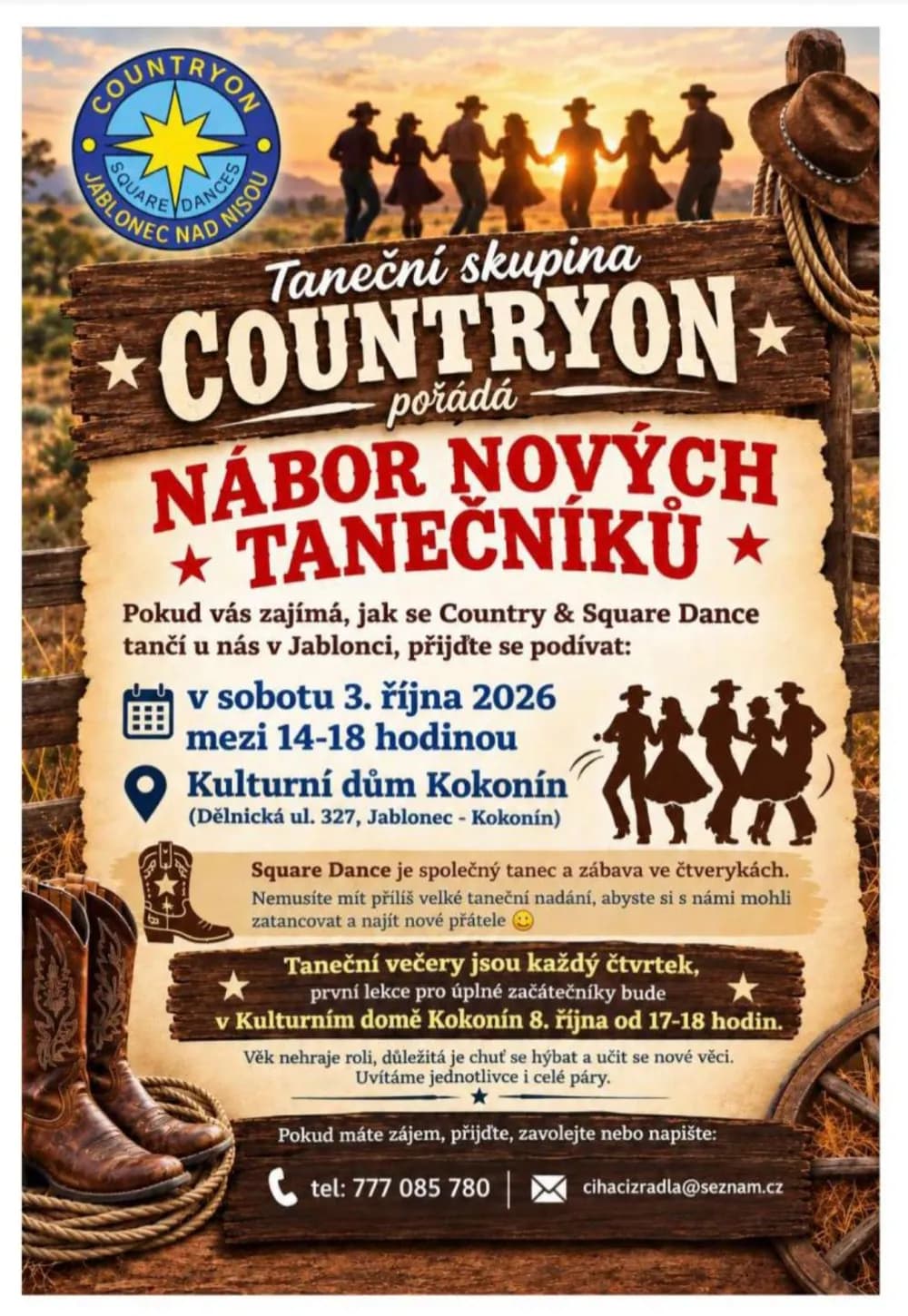 Countryon – Recruitment of new dancers 2026 — photo 1