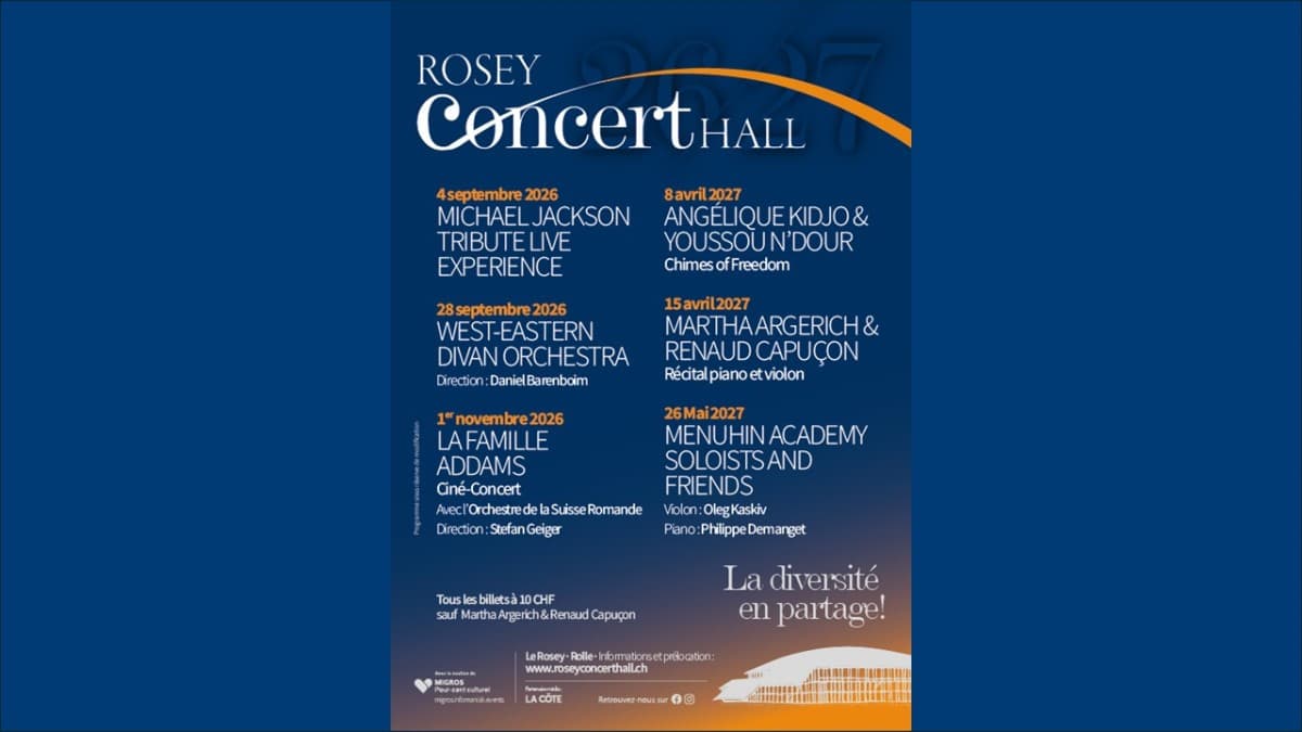 Concert - Martha Argerich & Renaud Capuçon - Rosey Concert Hall — photo 1
