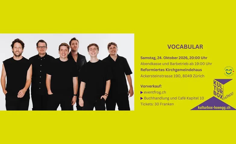 Vocabular – Die A Capella Popband aus Luzern — photo 1