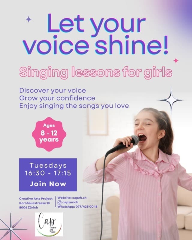 Singing Lessons for Girls (8-12yo) — photo 1
