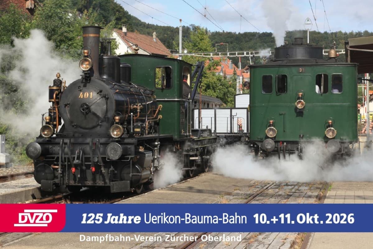 125 Years Uerikon-Bauma Railway: The Great Steam Train Festival in the Zürcher Oberland! — photo 1