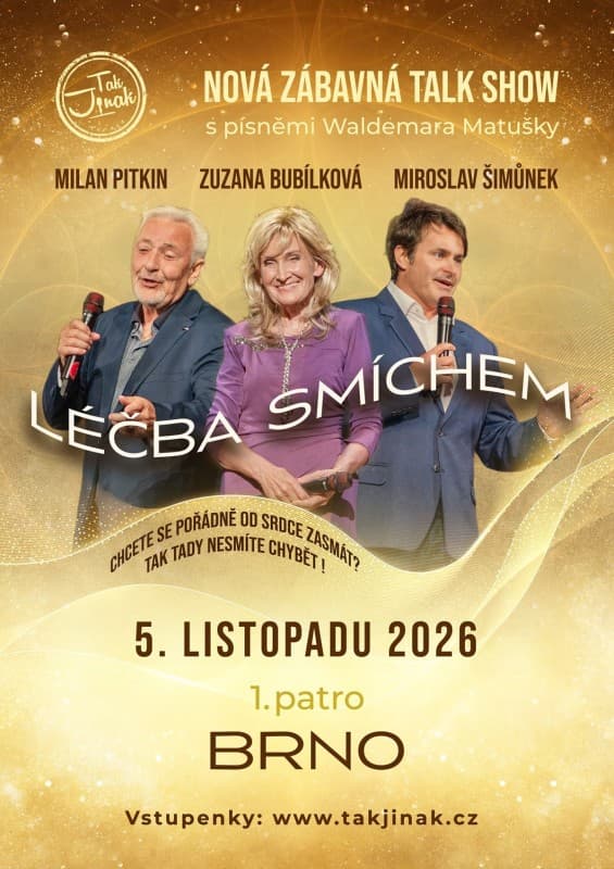 Léčba smíchem - Talk show / Bubílková, Pitkin, Šimůnek — photo 1